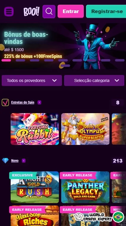 Experiência mobile | Booi
