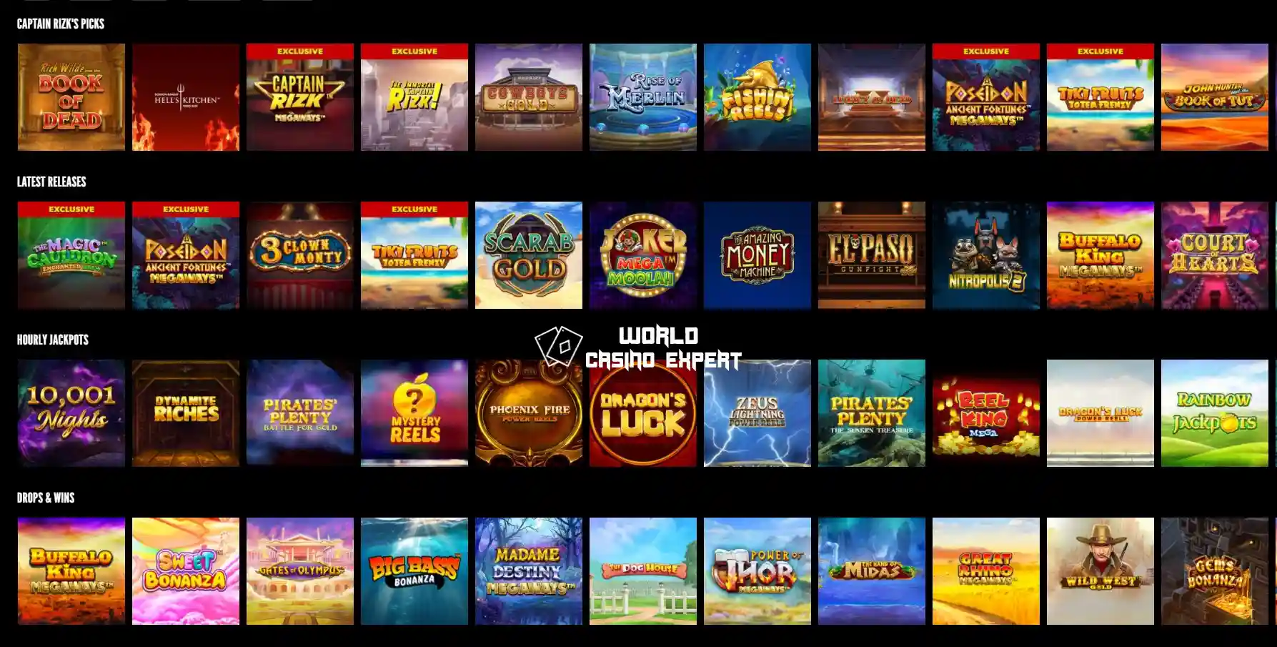 Que jogos posso jogar no cassino? | World Casino Expert Brasil
