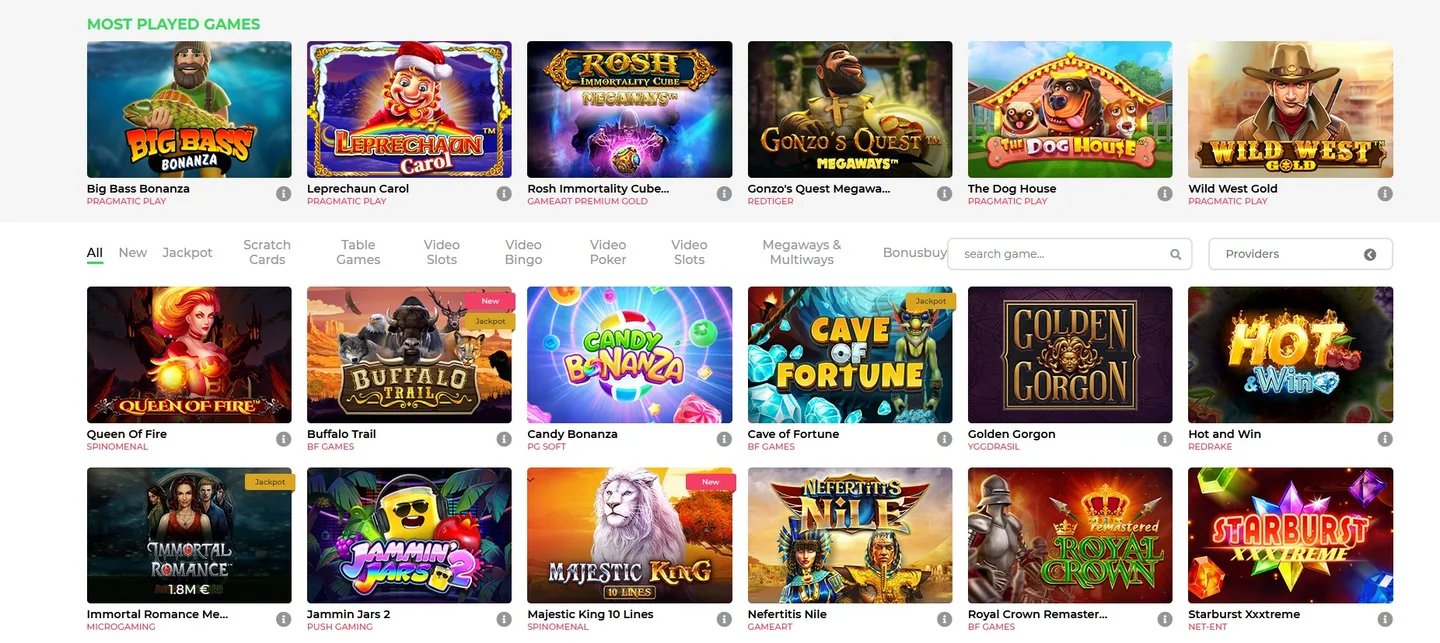Jogos do Casino Fortune Panda | World Casino Expert