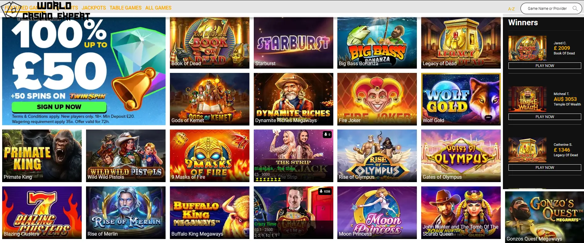 Jogos e Provedores no NextCasino | WorldCasinoExpert