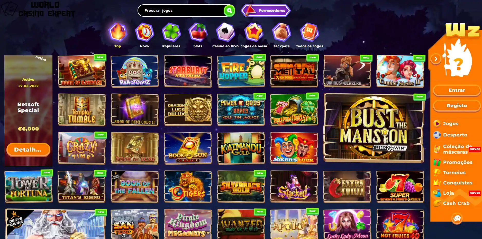 Software Wazamba e jogos de alcance