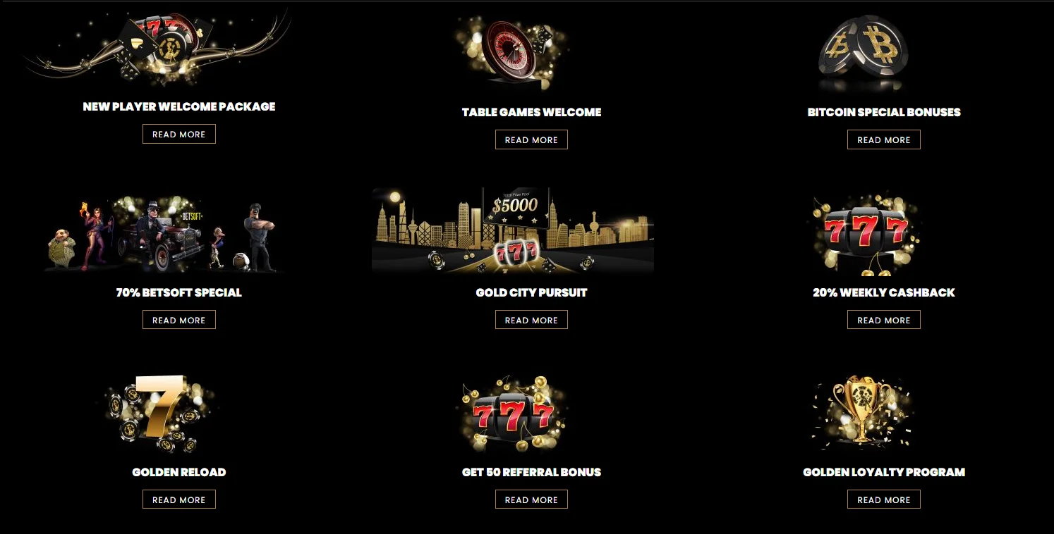 Bônus e Promoção pelo Cassino Golden Lady Casino