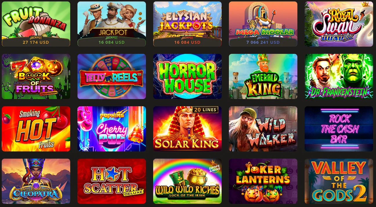 Jogos de mesa e caça-níqueis on-line no cassino PlayFortune