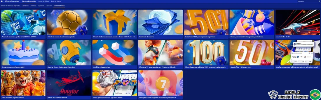 Bônus da SapphireBet para jogadores brasileiros