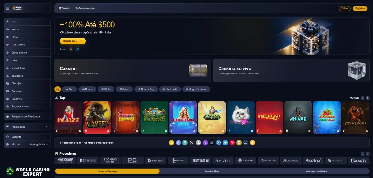 SpinCrypto Casino: análise completa para jogadores brasileiros